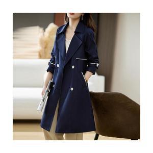 여자 롱 코트 긴 트렌치 봄가을 루즈핏 A라인 오피스룩 ST3