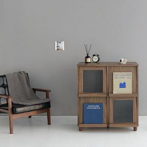 인터데코 도서진열장 거실장 다용도수납장 MK23388