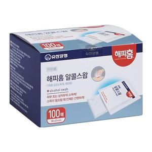 [기타]해피홈 알콜스왑(알콜솜) 100매