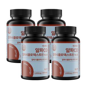 이너띵스 알파CD 알파시클로덱스트린 알파시디 4병