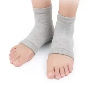 발 뒤꿈치 보습 젤 양말 발 건조방지 반양말 쿠션양말