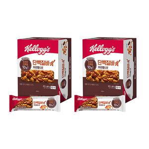 켈로그 단백질바K 카라멜&넛 480g, 2개