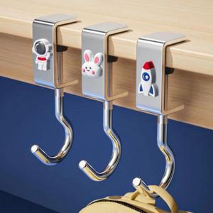 (무료배송) 보리별 무타공 가방걸이 휴대용 행거 거치대 책상가방걸이 공간