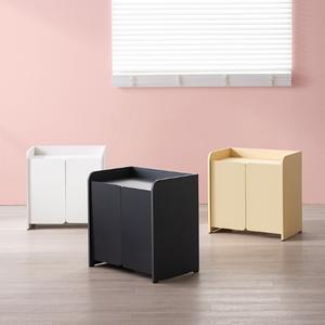 취향저격 라운드 600 LPM 양문도어 다용도 수납장 BJ5114R(착불)