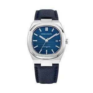 [롯데백화점]마션틴트(잡화) [로만손] 오디에 데이트 남성 가죽시계(38MM)	RWTLMM4BF008WHGR0