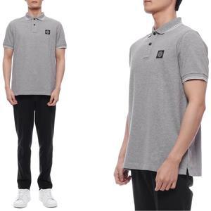 [스톤아일랜드](마산점) 25SS 남성 로고 패치 폴로 반팔티셔츠 (K1S1522002SC S0018 V0M64 25S)