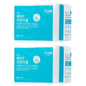 애터미 키친타월 180매 12개 주방타월 천연펄프 휴지