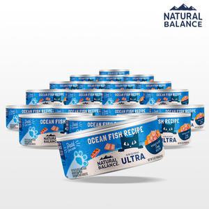 내추럴발란스 울트라 고양이 영양 습식 주사료 주식캔 오션피쉬 레시피 85g x24개