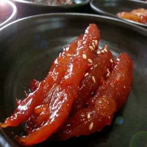 더덕장아찌 500g 아이스팩포장 2년여동안 숙성 장아찌