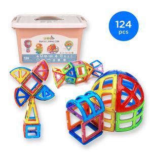 슈퍼제이맥 자석블럭 124pcs (곡선)