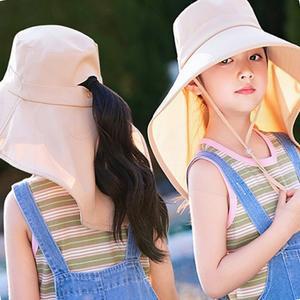 아동 목덮는 방수 챙 모자 물놀이 플랩캡 키즈 나들이 등산
