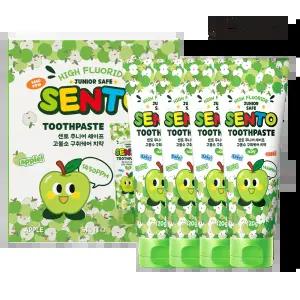 센.토 주니어 세이프 구.취케어 치약 사과향 120g 4개