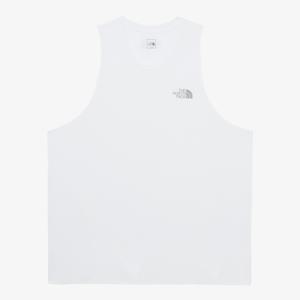 노스페이스 러닝 스포츠 티셔츠 25SS 남성 TNF 런 싱글렛 NT7VR05B WHT