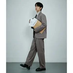 마인드브리지 와이드원턱 어드저스트 팬츠 S8