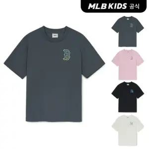 [MLB키즈 공식] 25SS 베이직 스트릿 그라데이션 레터링 티셔츠 (4color) 7ATSB2153