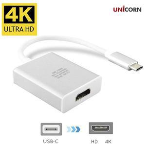 [유니콘] USB C타입 TO HDMI 변환젠더 컨버터 4K UHD지원 JV-400HD