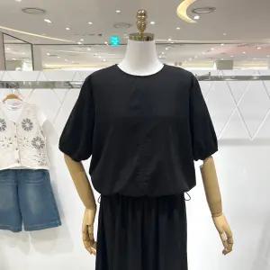 [AK플라자] [밸리걸] 밑단 스트링 티셔츠 821100