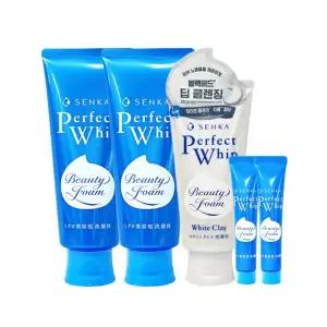 센카 퍼펙트 휩 폼 클렌징 페이셜 워시 150g 2개+15g 2개+화이트 클레이 120g