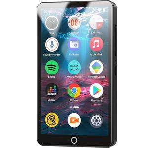 [미국배송] 블루투스 및 WIFI가 지원되는 96GB MP3 플레이어 스포티파이가 휴대용 4.02인치 IPS 터치스크린 뮤직 AUDIBLE AMAZON MUSIC DEEZER ANDROID MP4 스피커 FM 라디오 용 플레이어