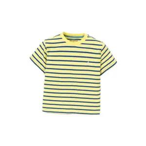 빈폴 BEANPOLE KIDS [Essential] 스트라이프 반팔 티셔츠 옐로우 (BI5242UE5E) BI5242UE5E 460692