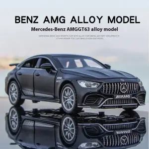 132 메르세데스 벤츠 AMG GT63 스포츠카 합금 다이캐스트 자동차 모델 사운드 라이트 풀백 장난감 장식품
