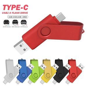고속 2 IN 1 USB 2.0 플래시 Pendrive 키 -C 드라이브 H2testw 4GB 8GB 16GB 32GB 펜 Cle