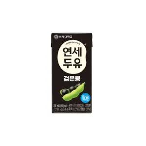 연세두유 국산콩 두유 검은콩 200ml 96개/무배/검은콩두유
