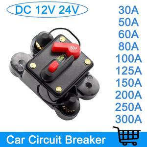 방수 회로 차단기 재설정 퓨즈 인버터 DC12V 24V 60A 80A 100A 홈 태양계