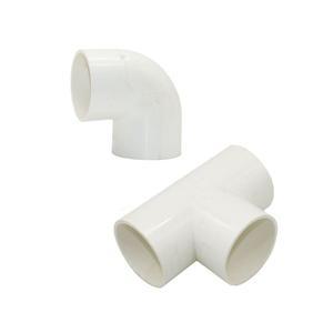 63/75mm 파이프 PVC 티 커넥터 팔꿈치 DN50 T-모양의 물 피팅, 핫멜트 농업 정원 관개