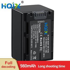 HQIX 소니 HDR-CX450 CX550 TD30E 카메라 NP-FV50 충전기 배터리