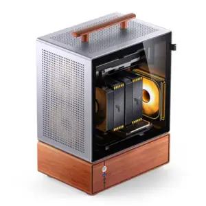 :존스보 JONSBO T7 M-ATX 컴퓨터 PC 케이스 (실버)