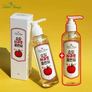 [라벨영][1+1] 쇼킹 사과초클렌저 200ml/ 모공+유분+피지+노폐물케어 약산성클렌징 (+본품용량 추가증정)
