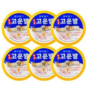 웰빙헬스 명품 고운발 크림 110g 6개 발각질 굳은살 풋케어