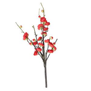 매화꽃 조화 50cm 빨강