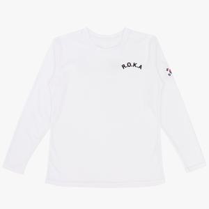 쿨드라이 ROKA 로카긴팔티 흰색 로카티 군인 군용 티셔츠