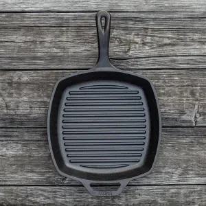 캐스트아이언 10.5인치(27cm) 사각 그릴팬 V983