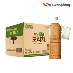 [광동제약][무료배송] 광동 밀싹보리차 무라벨 1.5L x 12pet(무/유라벨 랜덤) [정상가18500원)