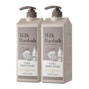 밀크바오밥 세라 바디워시 화이트솝 1200ml X 2