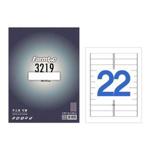 폼텍 주소라벨지 LS3219 22칸 100매