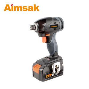 아임삭 18V 충전 임팩 드라이버 세트 BL18M60 5.0Ah, 배터리 2개 충전기 케이스