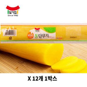 일가집 통단무지 500g 12개 1박스