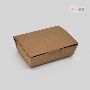 종이도시락 꼬마김밥 양면 크라프트 50개