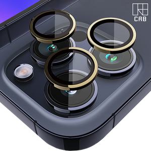 CRB 아이폰15 프로 플러스 프로맥스 메탈링 카메라 강화유리 보호필름