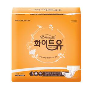 화이트유 팬티형 성인기저귀 골드프리미엄 매직테이프 소중형(작은사이즈) 11장 1팩