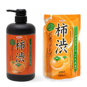 일본SOC 감 바디클렌저(500ml)+ 리필용(400ml) 탄닌성분 정화 탈취효과