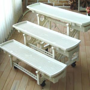 3단 화분 바퀴 정리대 식물 진열 물받침대 선반
