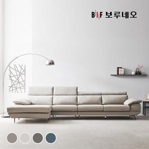디에르 디아모 천연통가죽 6인 카우치 소파