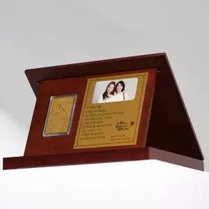 순금 킹 골드바 3.75g 우드상패 24k