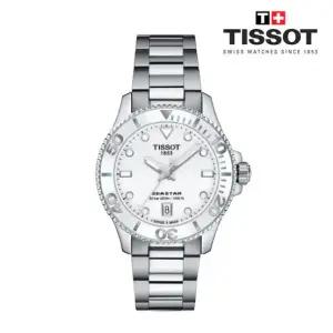 [롯데백화점]티쏘 SEASTAR 씨스타 1000 36mm 화이트 T120.210.11.011.00