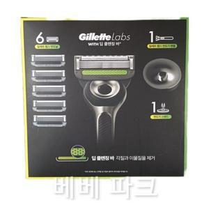 질레트 랩스 면도기+날세트 (면도기1개) 면도날6개 e